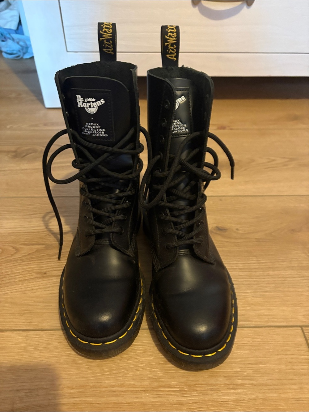 Dr. Martens x Marc Jacobs combat boots size 37
